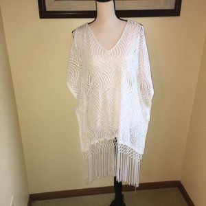 Chico's Cold Shoulder Poncho Top